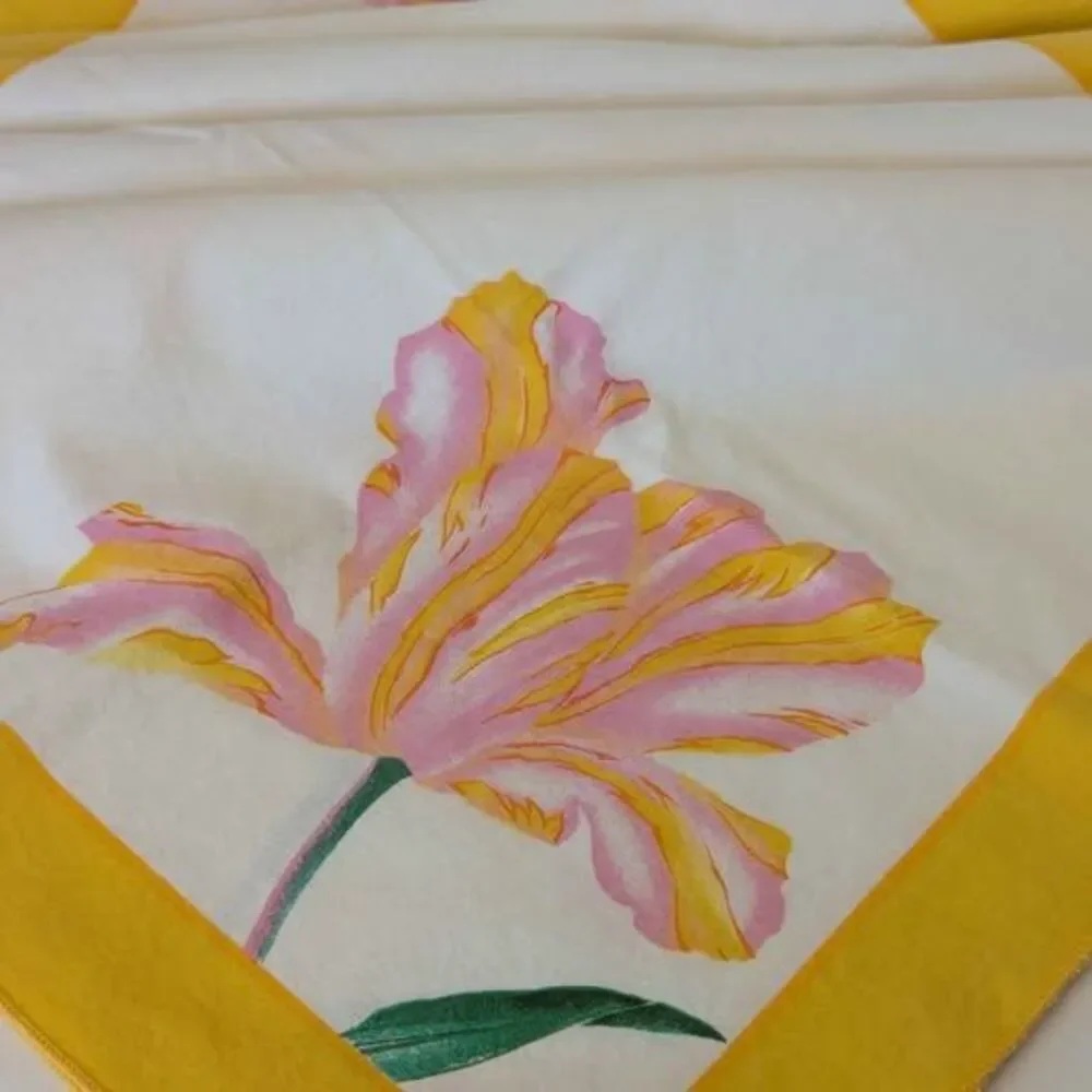 Grandma's Vintage Linen Drawer 3 Sets  White Cotton, Ivory Damask, Yellow Flower